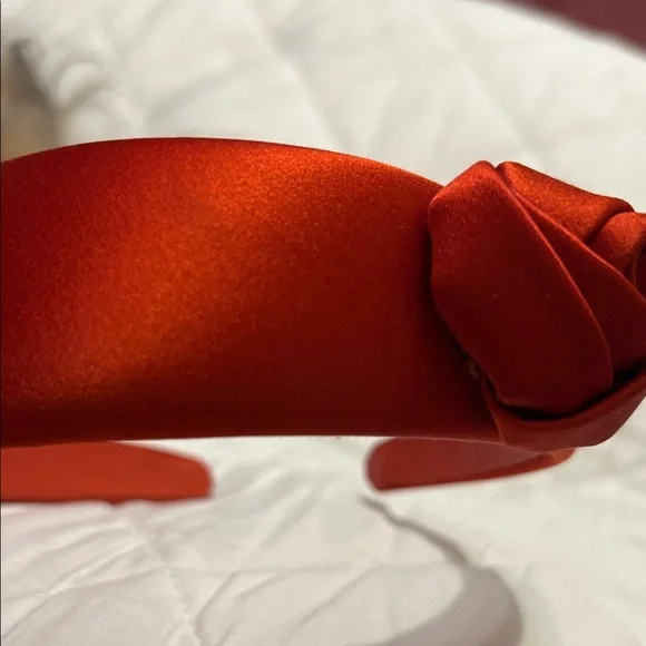 Elegant Valentino GavaraniRed Rose Headband Hair Accessories